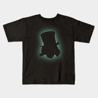 Hat Box Ghost Silhouette Kids T-Shirt